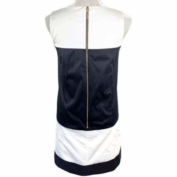 Kate Spade Black White Color Block Shift Dress - Picture 9 of 11